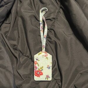 Vera Bradley Blue Floral Luggage Tag